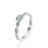 Pierścionek białe złoto z diamentami AJPZ_133